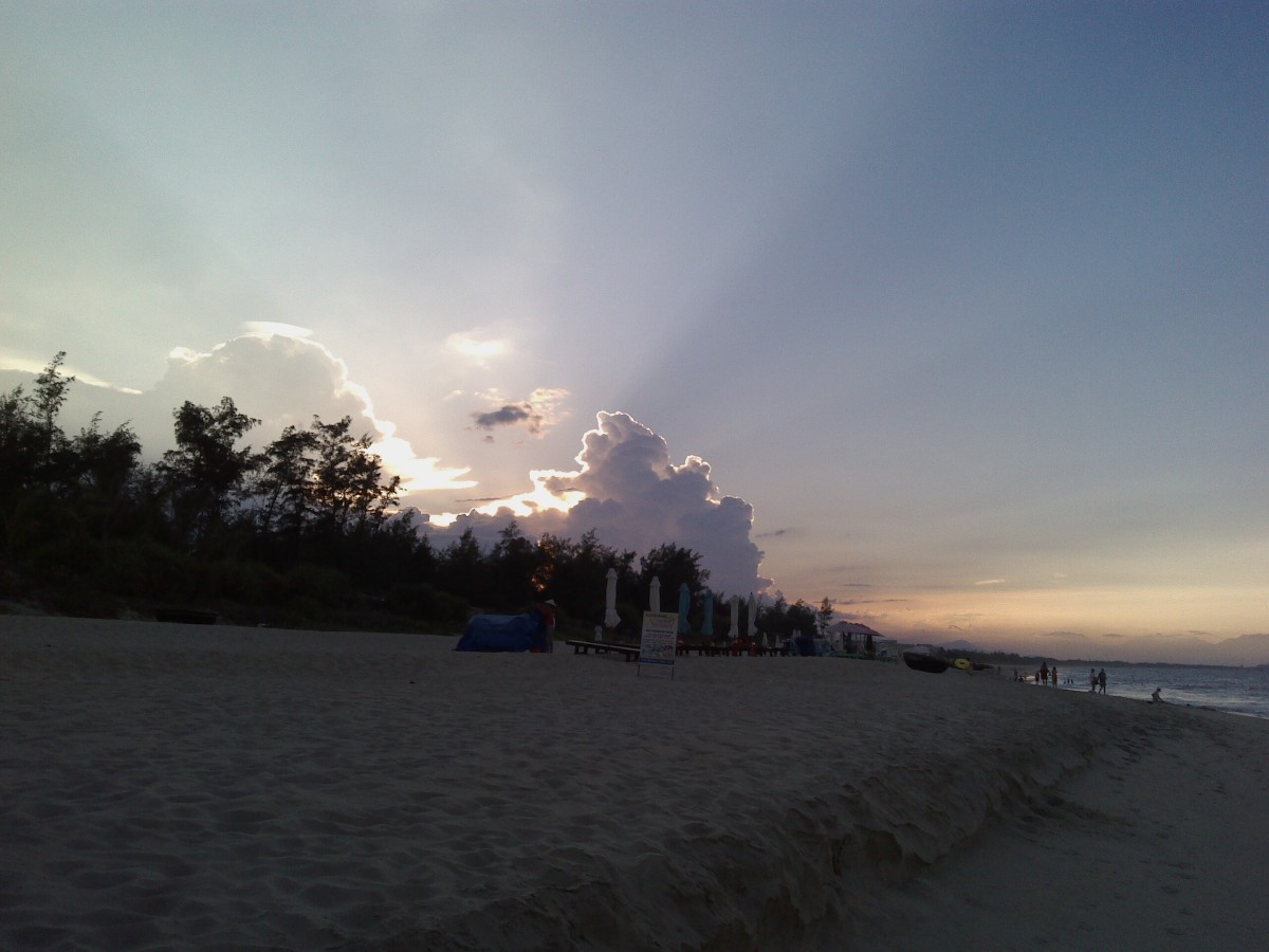 Cloudy beaches